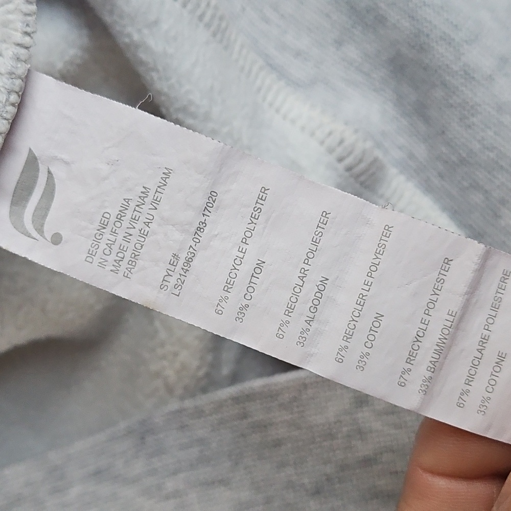 Fabletics Grey Funnel Neck Pullover Sweatshirt Yo… - image 8